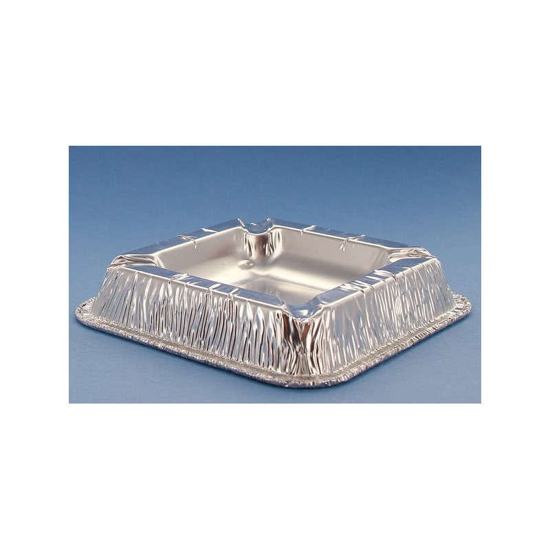 Cendrier alu carré 130/130 - 100 pcs